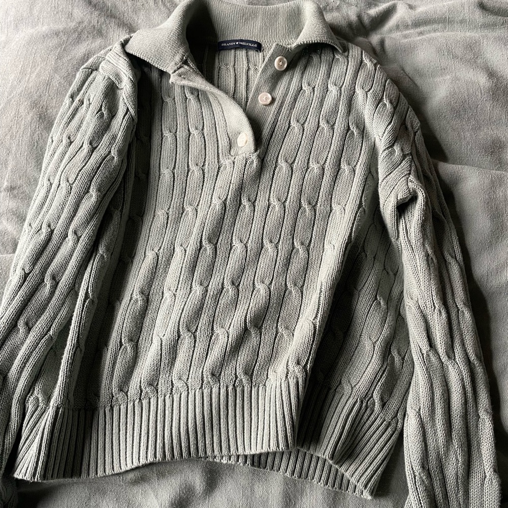 Sage green Brandy Melville pullover sweater